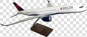 Pm Delta A350 900 1 100 Scale   Model Aircraft  HD Png Download