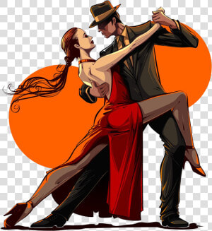 Couple Doing The Tango  HD Png Download