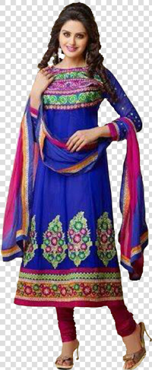 Salwar Suit Lady Png  Transparent Png