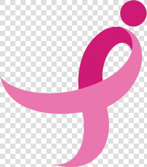 Breast Cancer Awareness Clipart   Breast Cancer Ribbon Person  HD Png Download