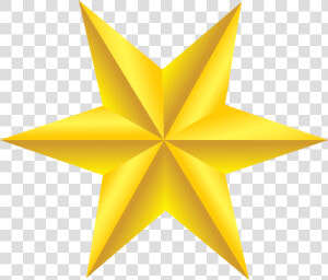 Gold Star Line Clipart   Gold Star Simple Png  Transparent Png