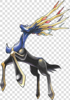 Transparent Xerneas Png   Xerxes Pokemon  Png Download