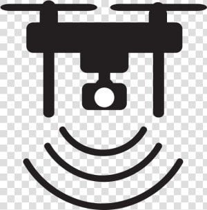 Drone Icon Design Connection Connect Wifi Transmition   Video Drone Clipart  HD Png Download