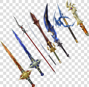 Dissidia 012 Gilgamesh Weapons   Gilgamesh Final Fantasy Sword  HD Png Download