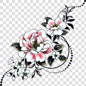  flowers  flower  blossoms  blumen  blüten  florals   Flower Tattoo Clipart  HD Png Download