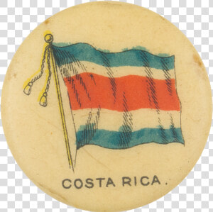 Costa Rica Flag Advertising Button Museum   Emblem  HD Png Download