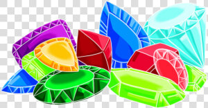 Gemstone Clipart Colorful Gem   Gems Clipart  HD Png Download