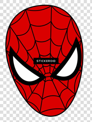 Spiderman Spider Clipart   Spider Man Drawing Mask  HD Png Download