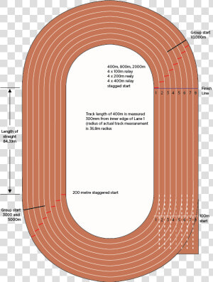 Athlete Drawing Athletics   Standard Track Of Races  HD Png Download