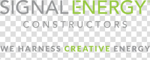 Signal Energy Constructors Logo   Signal Energy Constructors  HD Png Download