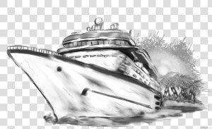 Row Boat Clipart Boat Clip Art   Cruise Ship T Shirt Design  HD Png Download