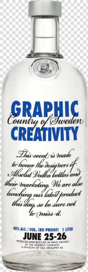 Graphic Creativity  This Transparent Print Would Be   Absolut Vodka  HD Png Download