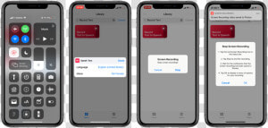 Activating Screen Recording   Favorites In Iphone X  HD Png Download