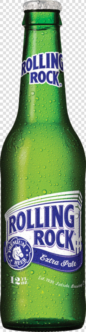 Rolling Rock   Rolling Rock Beer Bottle Transparent  HD Png Download