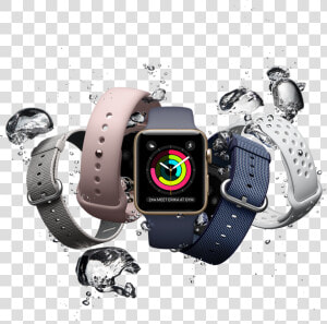 Apple Watch Series 2 Logo Apple Watches   Apple Watch Water  HD Png Download