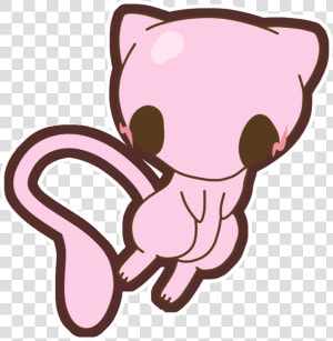 Pokemon Mew Mythical Mythicalpokemon Cute Chibi Adorabl   Chibi Mew Pokemon  HD Png Download