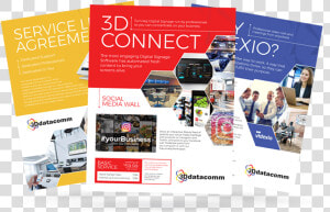 3d Datacomm   Brochures   Flyer  HD Png Download