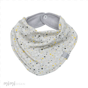 Mimi Bib Stardust Grey   Scarf  HD Png Download