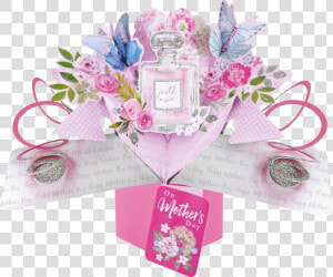 Mother S Day Perfume Bottle Pop up Greeting Card Second   Mother  39 s Day Pop Up Card  HD Png Download