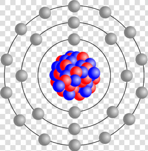 Chemistry Atom Cliparts 24  Buy Clip Art   Model Of An Iron Atom  HD Png Download