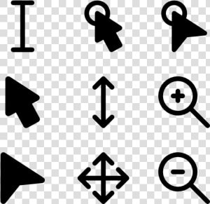 Cursor Compilation   Icon Vector Scroll App  HD Png Download