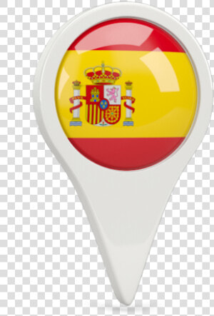 Round Pin Icon   Spain Flag Pin Icon  HD Png Download