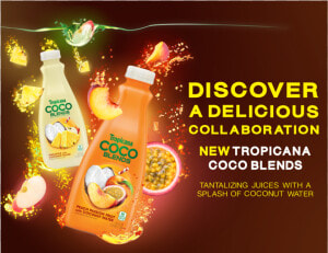 Tropicana Coco Blends Concept Visual  HD Png Download