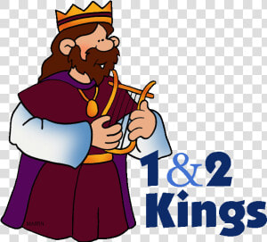 Free Bible Clip Art By Phillip Martin  1 And 2 Kings   Cartoon King David Bible  HD Png Download