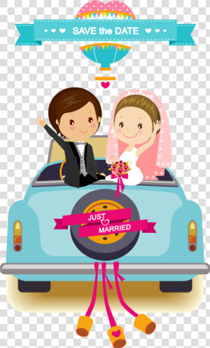 Wedding Day Png   Save The Date Cartoon Muslim  Transparent Png