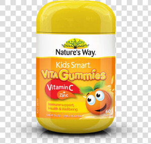 522596 Kids Smart Vita Gummies Vitamin C   Nature  39 s Way Kids Smart Vita Gummies Vitamin C 60 Gummies  HD Png Download