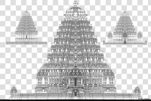 Home Plans And Designs In Tamil Nadu Temples   Indian Temple Architecture  HD Png Download