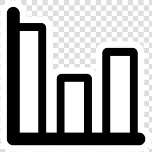 Computer Icons Statistics Bar Chart   Statistics Clipart Black And White  HD Png Download