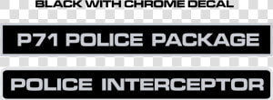 Police Interceptor Logo Png  Transparent Png