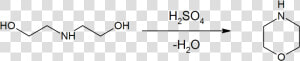 Morpholine From Dea   Morpholine Synthesis From Diethanolamine  HD Png Download