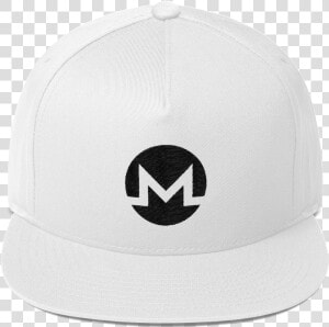 Monero   Xmr B Snapback Hat White Crypto  amp  Proud   Baseball Cap  HD Png Download