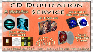 Cd Duplication Services   Flyer  HD Png Download