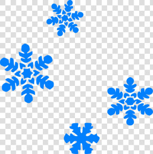 Snow Flakes Clip Art   Falling Snowflakes Clipart Black And White  HD Png Download