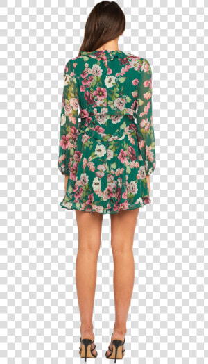 Bambi Floral Dress In Colour Amazon   Day Dress  HD Png Download