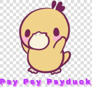  p0kem0n  psyduck  freetoedit   Psyduck Kawaii  HD Png Download