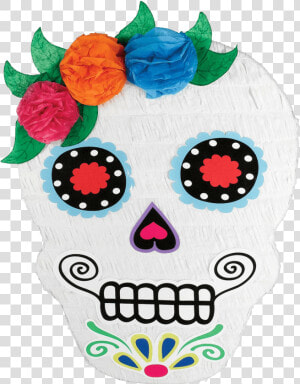 Sugar Skull Piñata Tether Float Png Minnie Mouse Sugar   Dia De Los Muertos Skull Pinata  Transparent Png