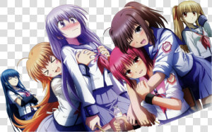 Transparent Angel Beats Png   Angel Beats Girls  Png Download