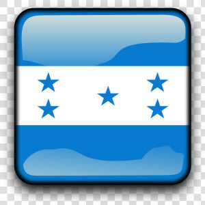 Transparent Bandera De Honduras Png   Honduras Flag Glossy  Png Download