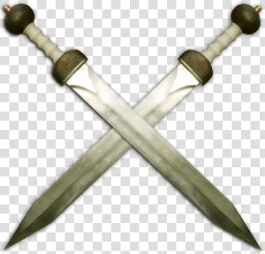 Crossed Gladii   Crossed Swords Transparent Logo  HD Png Download