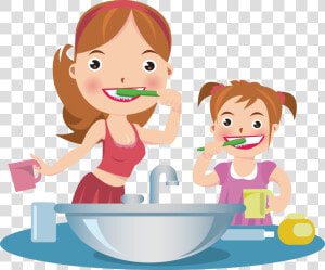 Clip Art Pictures Of Brushing Teeth   Modeling Nell Autismo  HD Png Download