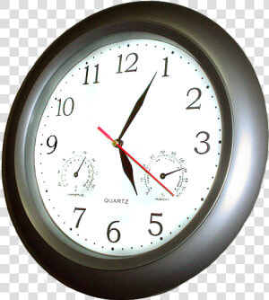 Wall Clock   Clock With Adjacent Angles  HD Png Download