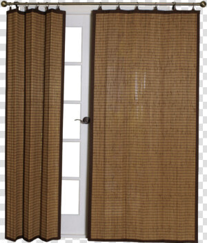 Bamboo Ring Top Curtain Brp07 Panel Colonial Brown   Bamboo Type Curtains  HD Png Download