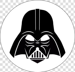 Anakin Skywalker Silhouette Star Wars Stormtrooper   Darth Vader Face Drawing  HD Png Download