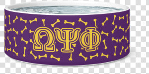 Omega Psi Phi Dog Bowl   Omega Psi Phi  HD Png Download