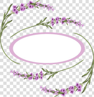  ftestickers  background  frame  flowers  lavender   Orchid  HD Png Download