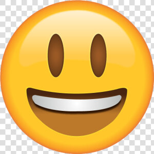 Download Smiling Emoji With Eyes Opened   Smiling Emoji  HD Png Download